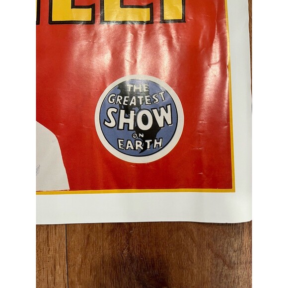 Vintage 90s Ringling Bros. And Barnum & Bailey Circus Advertising Poster 36”x25” - Picture 5 of 9